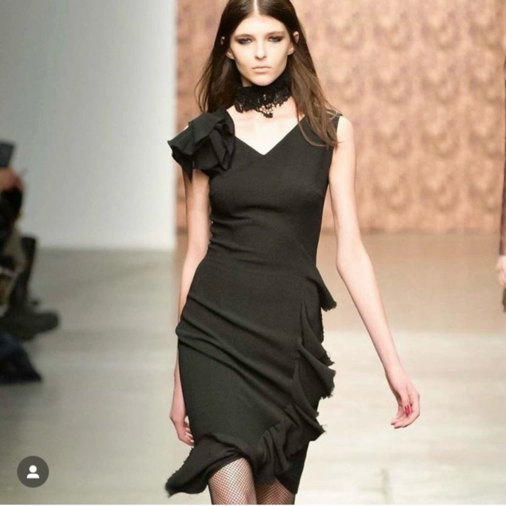 Sophie Theallet - Black Runway Dress - FR38/US6